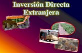 Inversión e Inversión Extranjera Directa - Llave Angulo Irvin Luis