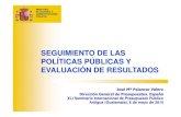 Seguimiento de las Políticas Públicas - José María Palancar