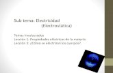 electricidad (1º y 2º lección) 8 básico. ciencias naturales