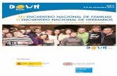 Convocatoria y Programa de XIV Encuentro Nacional de Familias y VI de Hermanos de personas con síndrome de Down
