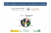 David Ramos: Incentivo publico en España a las aerolineas de bajo coste
