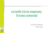 10. La tarifa 3.0 en empresas. El trato comercial. Pere Roig