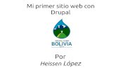 Mi primer sitio web con Drupal
