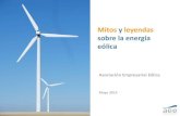 Mitos y leyendas sobre la energía eólica - Mayo 2014