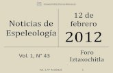 Noticias de espeleología 20120212