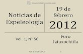 Noticias de espeleología 20120219