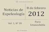 Noticias de espeleología 20120208