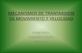 Mecanismos De Transmision De Movimiento Y Velocidad