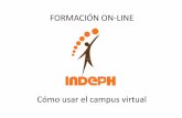 Cómo usar el campus virtual de InDePH