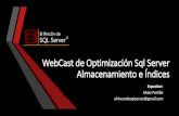 WebCast de optimización Sql Server - Almacenamiento e Índices