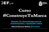 Capítulo 15 #ConstruyeTuMarca: Herramientas para medir la reputación
