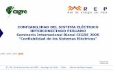 Peru confiabilidad de los sistemas eléctricos