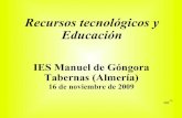 Tic y Educación IES Manuel De Góngora (Tabernas) 2009-10
