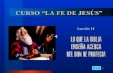 La Fe de Jesús Lección15
