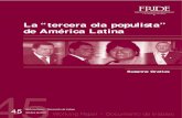 La tercera ola populista de america latina