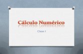 Cálculo numérico - Clase N° 1