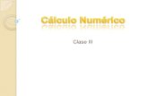 Cálculo numérico clase n° 3 blog
