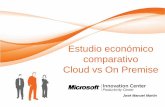 Estudio económico comparativo Cloud Vs On Premise