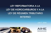 Aihe, Presentacion, Ley Reformatoria Ley De Hidrocarburos