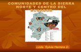 COMUNIDADES INDÍGENAS DEL NORTE Y CENTRO DEL ECUADOR