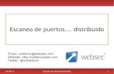 Escaneo de puertos distribuido [GuadalajaraCON 2012]