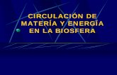 Circulación de Matería y Energía en la Biosfera 1
