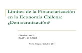 Limites de la Financiarización en la Economía Chilena: ¿Democratización?