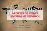 Aportes de otras lenguas al español