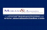 Servicios Derecho Laborales MORÁN & Asociados