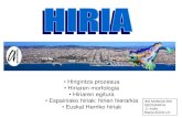 HIRIA I: Hirigintza prozesua