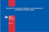 Proyecto licencia médica electrónica e implementación sap us