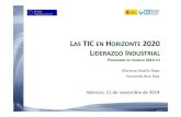 20141111_Infoday regional H2020_ICT_Fernando Rico y Mariano Alcañiz