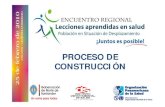 Proceso de Construccion. Encuentro Regional "Lecciones Aprendidas en Salud PSD" Cúcuta