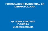 Formulacion magistral en dermatologia
