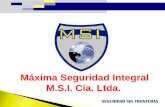 M.S.I. Cia Ltda. presentacion corporativa
