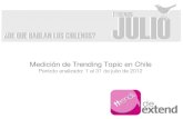 TTrends - Medición de trending topics Chile julio