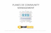 Planes de community Management Socialdente 2012