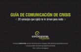Guía rápida de comunicación de crisis