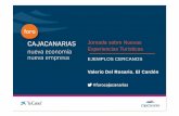 Ponencia de Valerio Del Rosario, de El Cardón, en la Jornada Nuevas Experiencias Turísticas: Oportunidades y modelos de negocio, en Foro CajaCanarias-27 Noviembre 2012