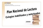 Plan De Lectura 2008