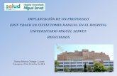 Implantación de un protocolo fast-track en cistectomía radical en el Hospital Universitario Miguel Servet. Resultados