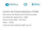 Presentación  Lidia Seratti-Centro de emprendedores fiuba