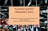 Unidad Didáctica con la canción "Corazón partío" de Alejandro Sanz