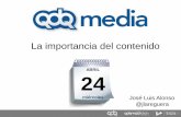 QDQ media: La importancia del contenido por José Luis Alonso
