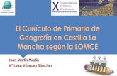El Curriculo de Primaria de Geografía y  CCSS en Castilla la Mancha según la LOMCE