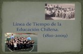 Linea de tiempo hitos de la educacion chilena