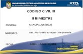 Código Civil III, IIBimestre