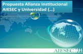 Propuesta standard de alianza: AIESEC y universidades