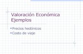 Ejemplos Valoracion Economica 1