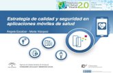 Estrategia de calidad y seguridad en aplicaciones móviles de salud. Salud 2.0 Euskadi